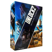 Unlock! 2 – Rejtélyes kalandok doboza kalózhajóval, kincsesládával, óriáspolippal és kísértetházzal illusztrálva, kooperatív szabadulós játék 1–6 játékos részére.