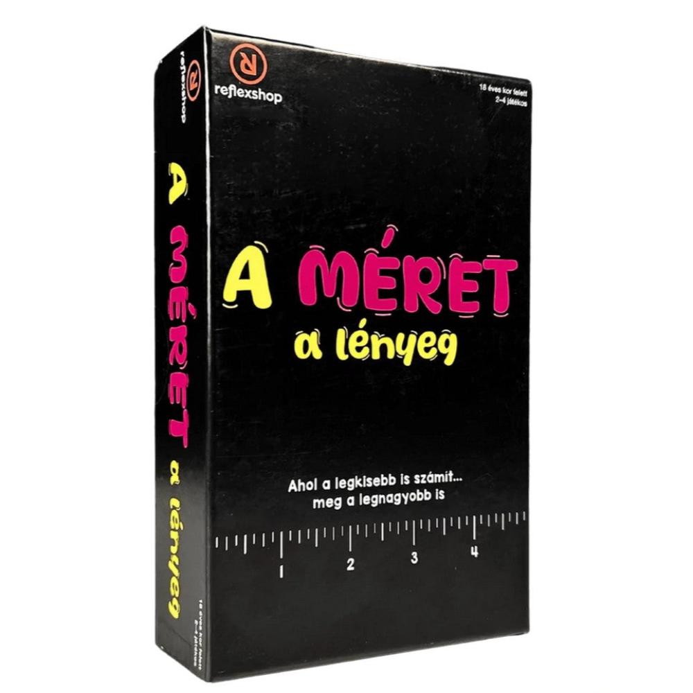 A méret a lényeg, magyar nyelvű társasjáték