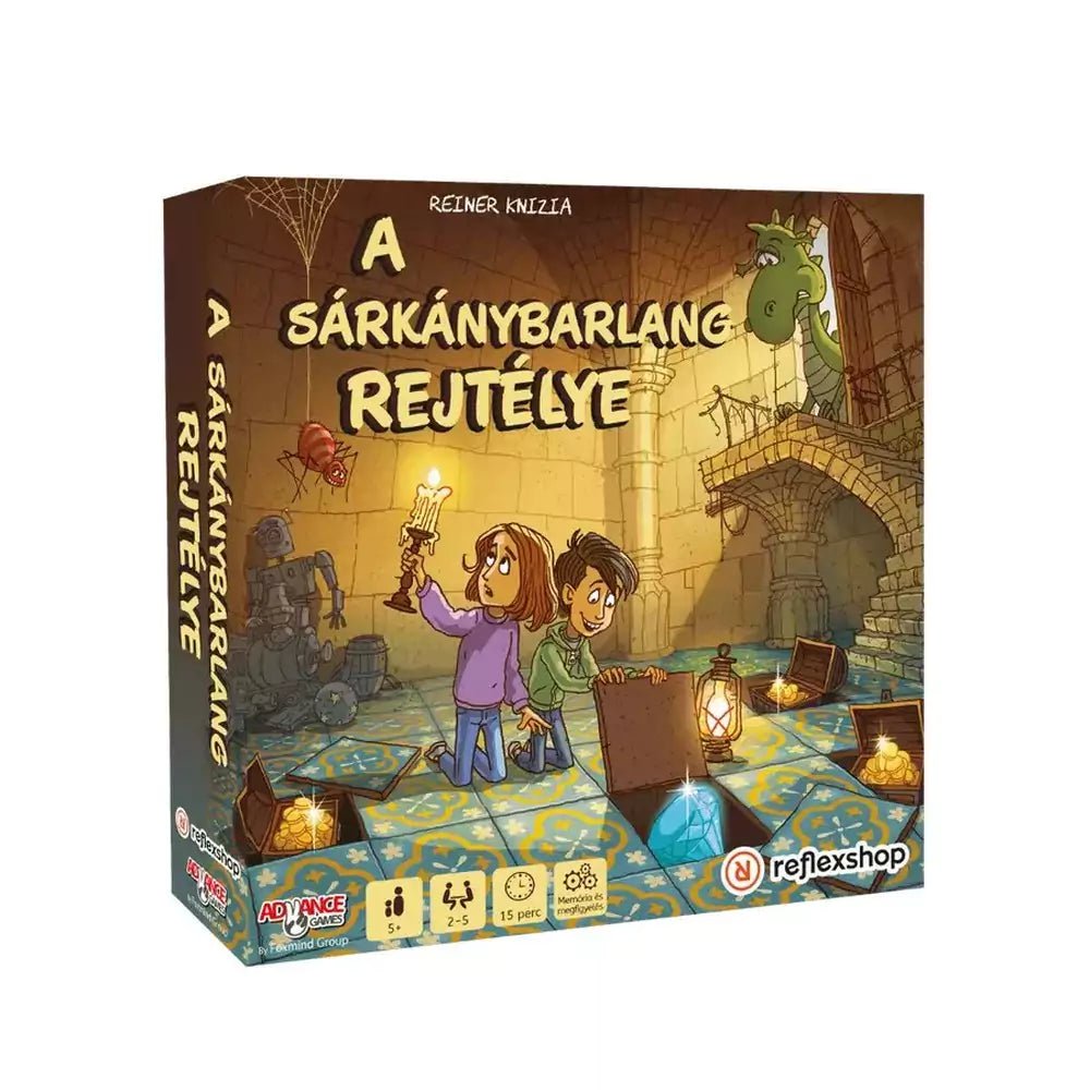 A sárkánybarlang rejtélye magyar nyelvű társasjáték