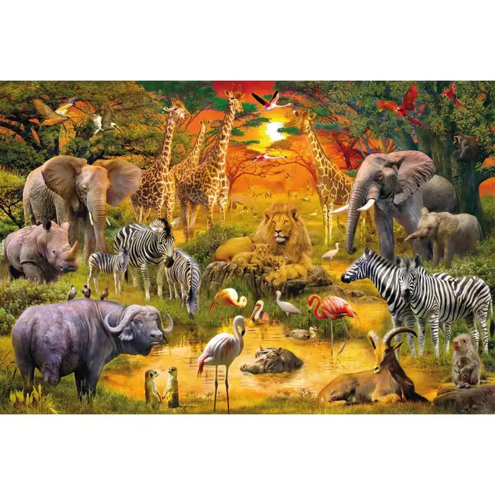 Puzzle Schmidt: Afrikai állatok, 150 darab