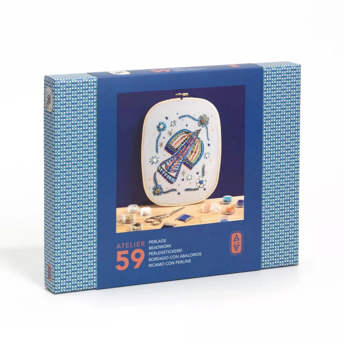 Atelier 59 hímző készlet felnőtteknek: Gyöngymadár