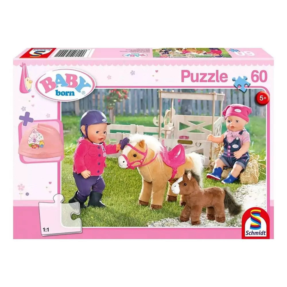 Puzzle Schmidt: Baby Born puzzle, 60 darabos