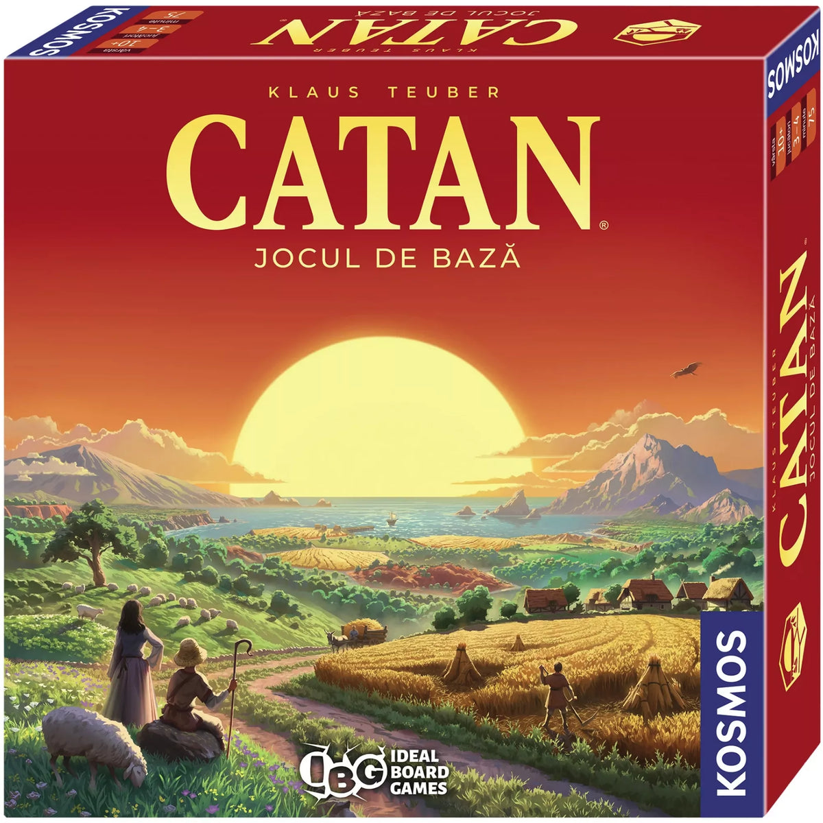 Coloniștii din Catan Új 2025-ös kiadás román nyelvű társasjáték
