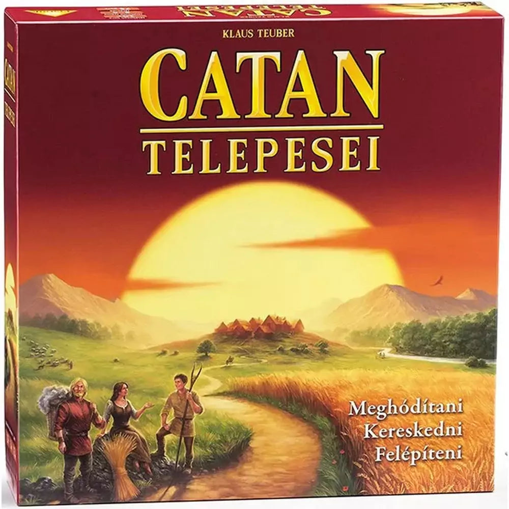 Catan telepesei magyar nyelvű társasjáték