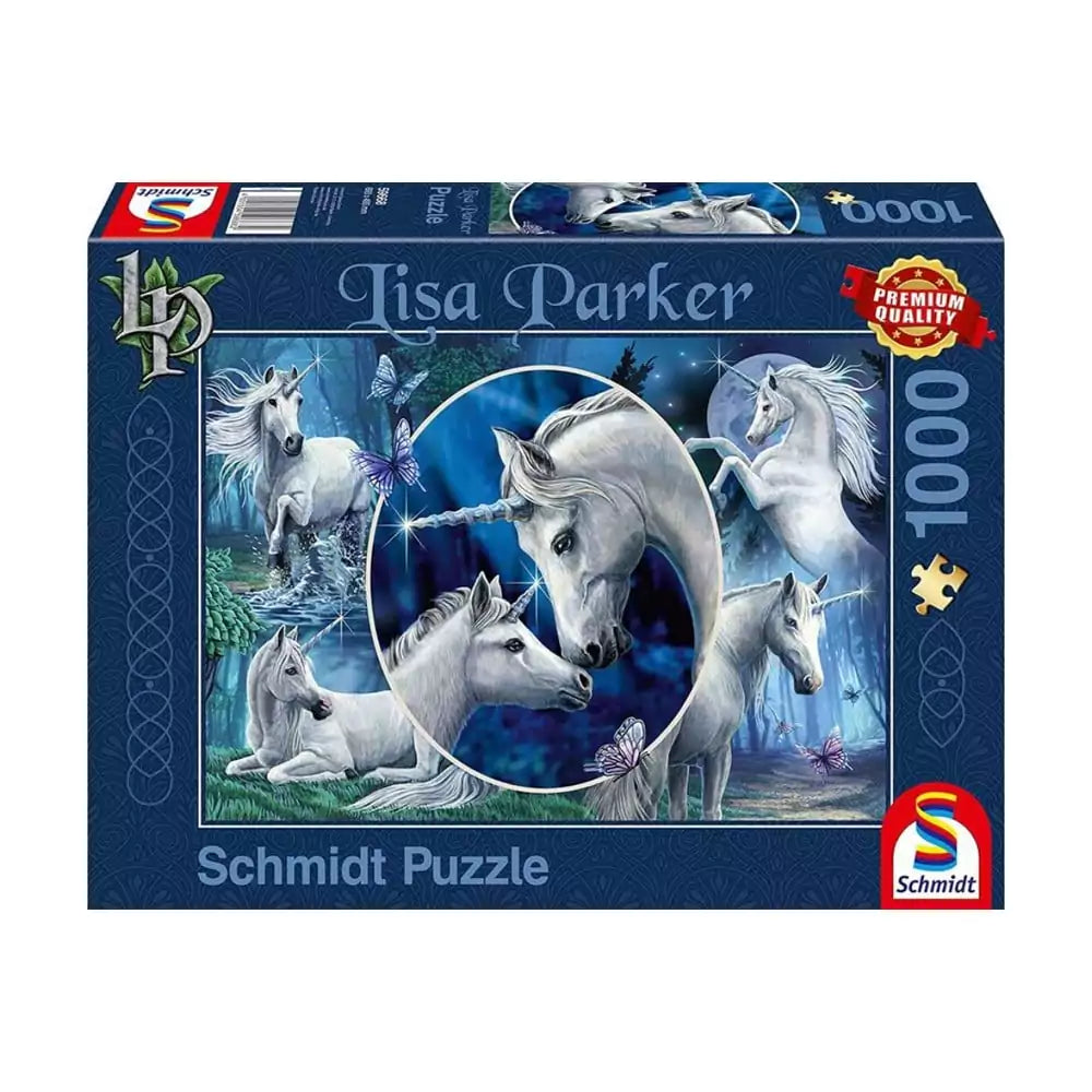 Puzzle Schmidt: Lisa Parker - Charming unicorns, 1000 darab