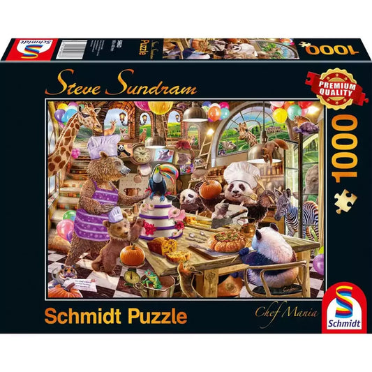Puzzle Schmidt: Steve Sundram - Chef Mania, 1000 darab