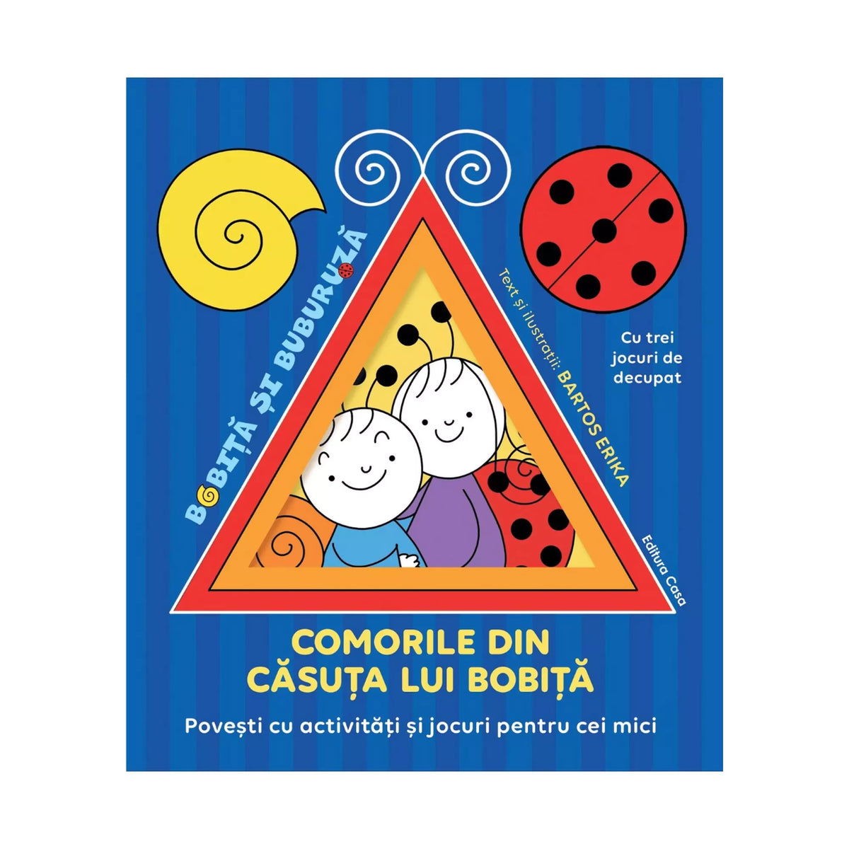 Comorile din căsuța lui Bobiță, román nyelvű könyv