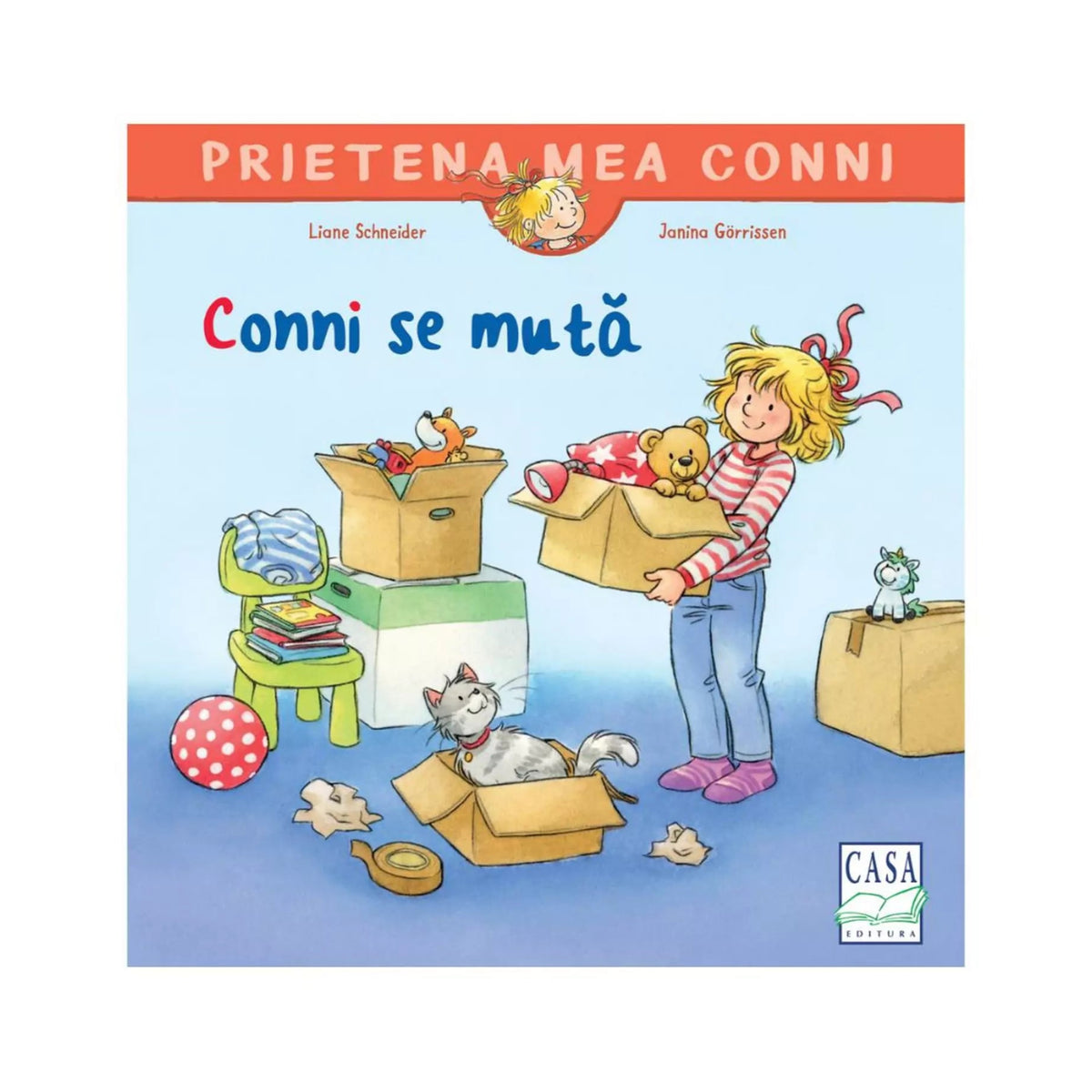 Conni se mută (Prietena mea Conni 36.) román nyelvű könyv