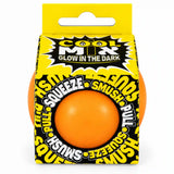Cool Mix Squishy Glow in the Dark ball stresszlevezető játék (narancssárga)