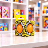 Cool Mix Squishy Glow in the Dark ball jucărie antistres (portocaliu)