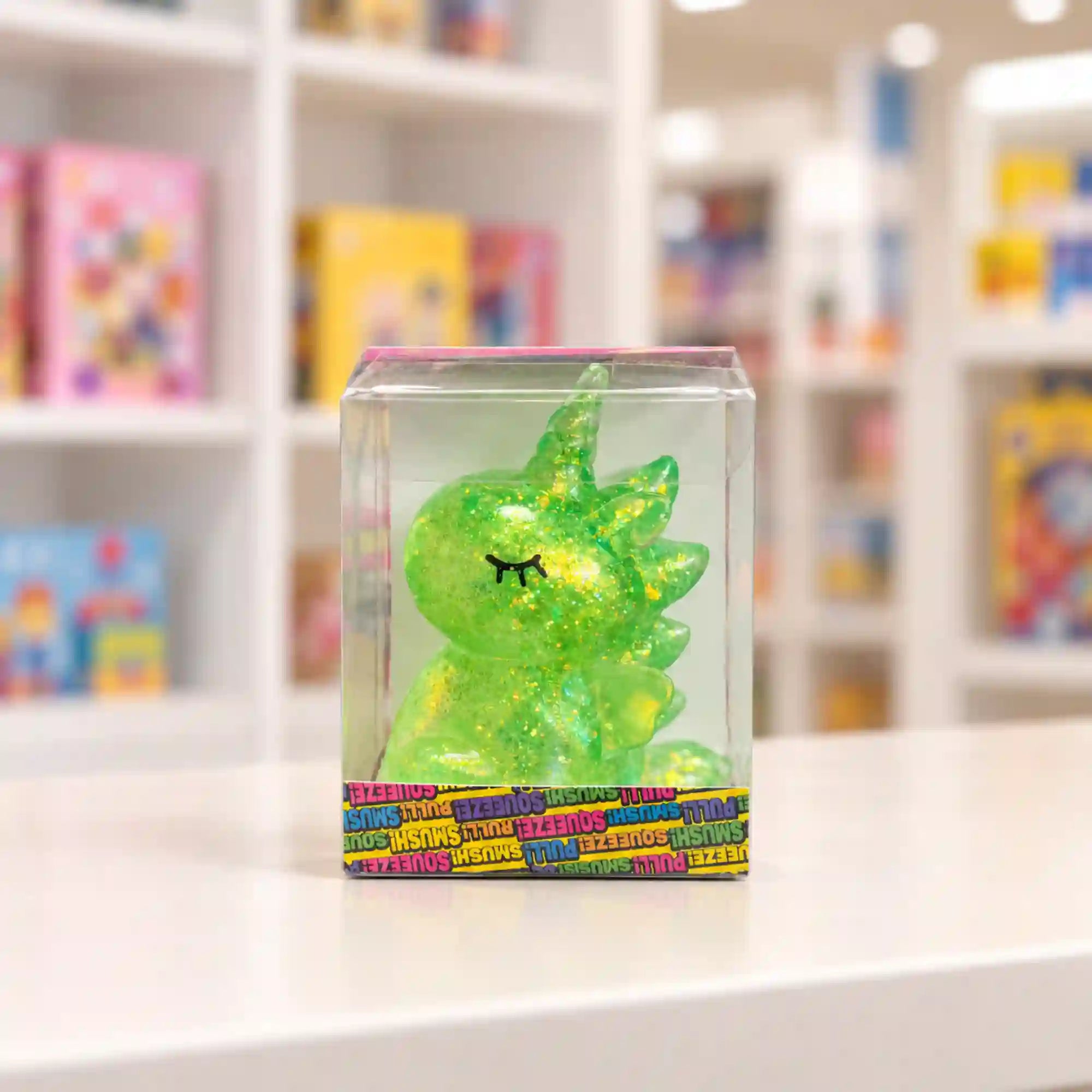 Cool Mix Squishy: Szuper Unikornis zselé stresszlevezető játék (zöld)