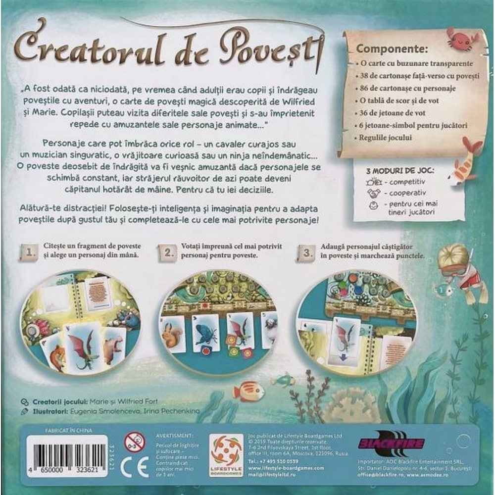 Creatorul de Povesti  román nyelvű társasjáték