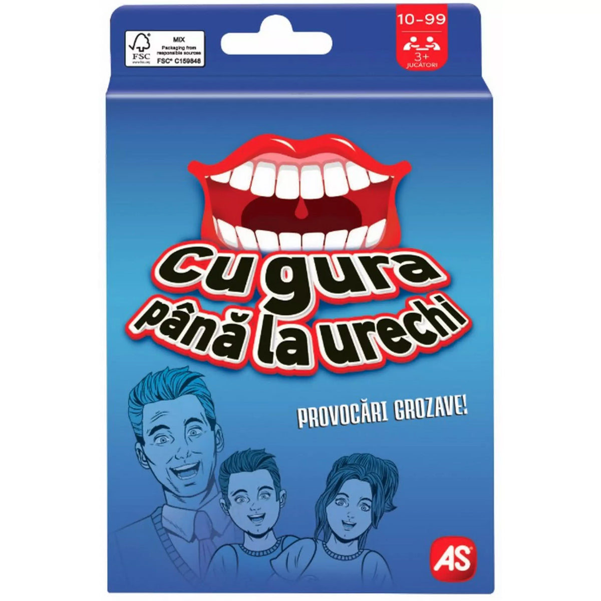 Cu gura până la urechi, román nyelvű társasjáték