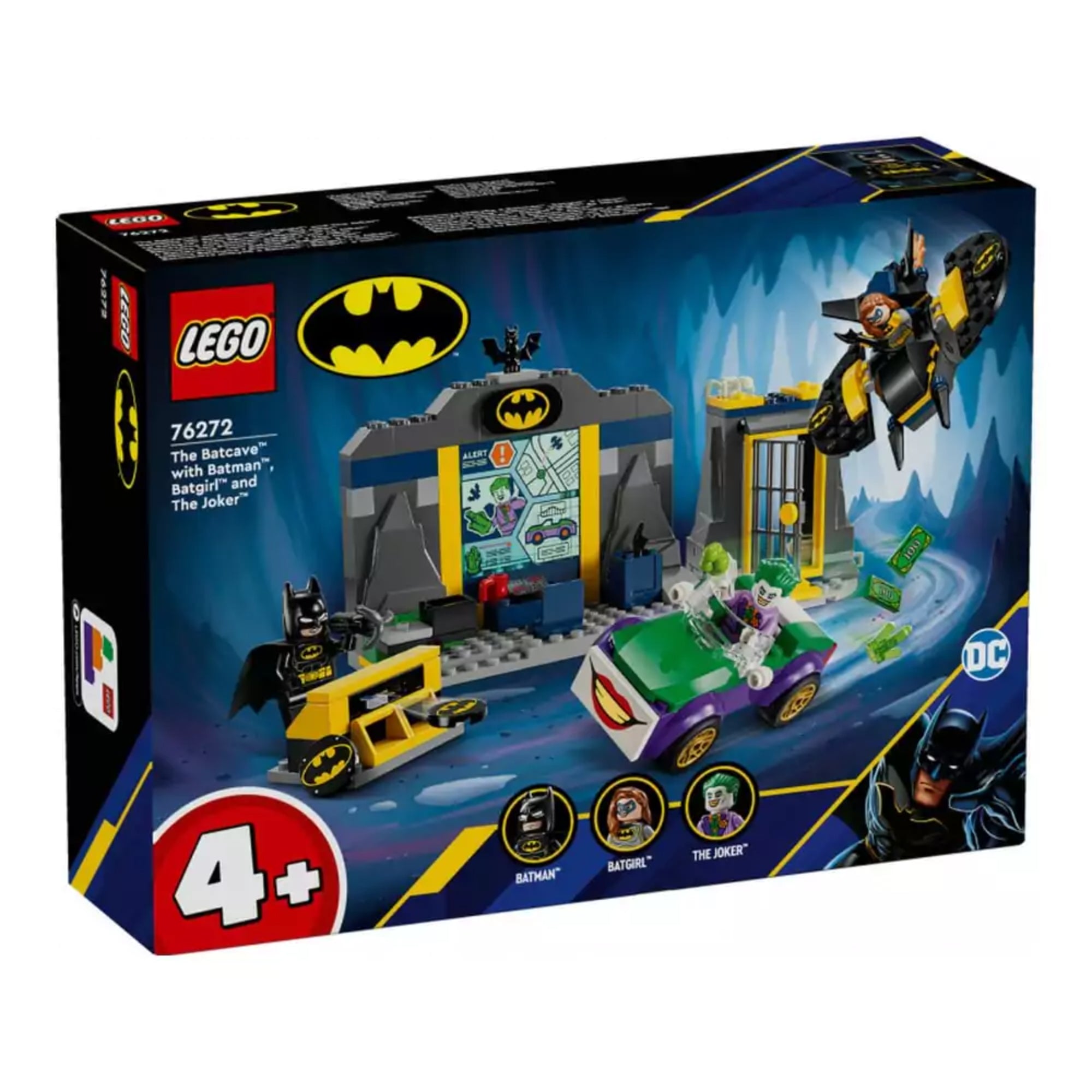 LEGO DC Super Heroes A Denevérbarlang, Batman, Batgirl és Joker 76272 184 darabos
