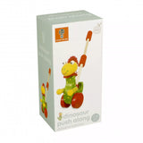 Jucărie de împins Dinozaur, Orange Tree Toys