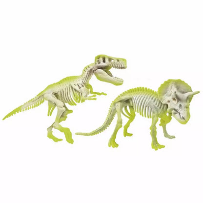 Stiinta si joaca - Dinozauri T-Rex & Triceratops fosforescenti - játék