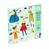 Djeco Újrahasználható öltöztetős matricák, Divat