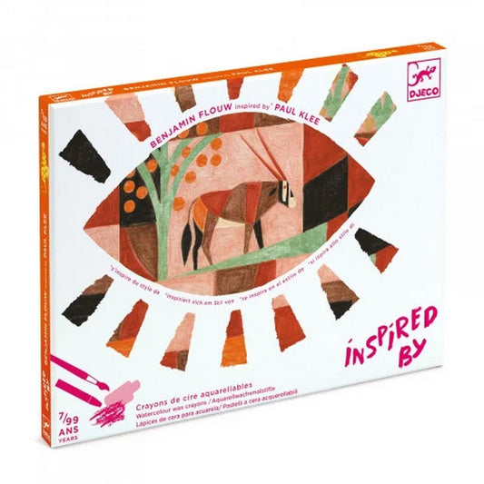 Djeco Inspired By kollekció - Festmény a sivatagban, Paul Klee ihlete alapján DJ09373 doboz előlnézet