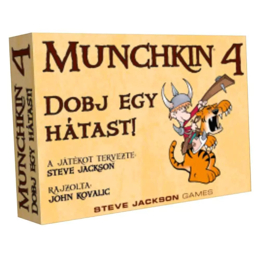 Munchkin 4 - Dobj egy hátast! magyar nyelvű társasjáték