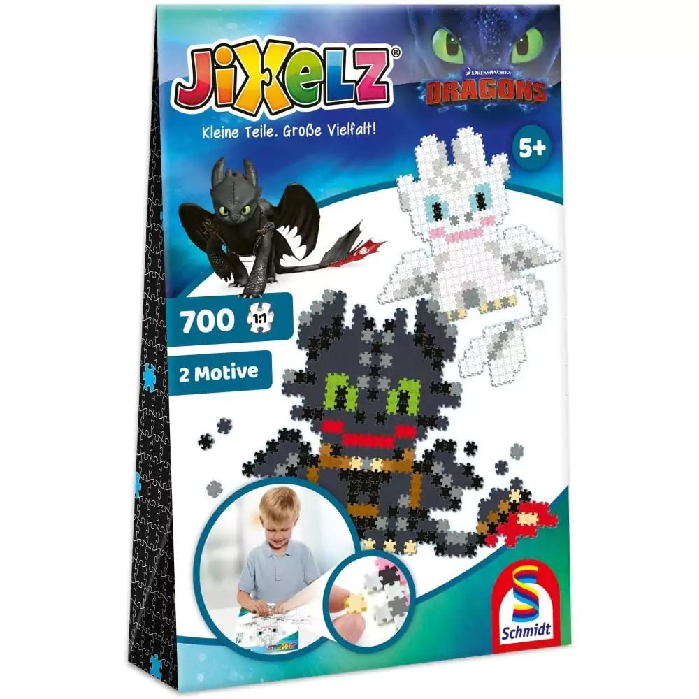 Puzzle Jixelz: Sárkányok, 700 darabos