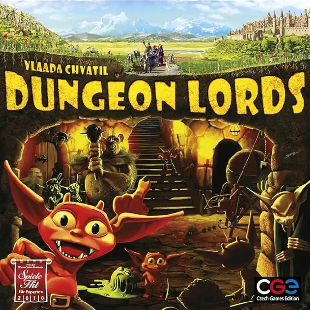 Dungeon Lords - Angol nyelvű társasjáték Doboz eleje