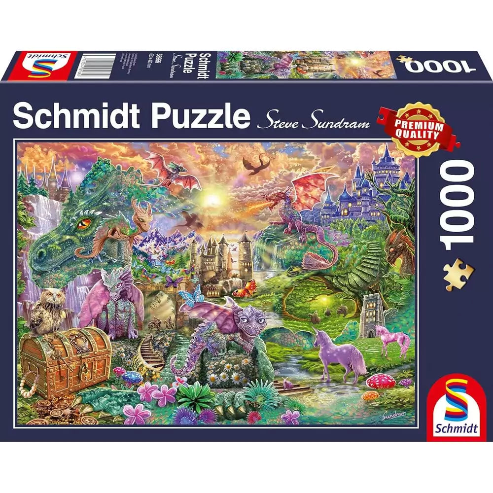 Puzzle Schmidt: Enchanted Dragon Land, 1000 darab