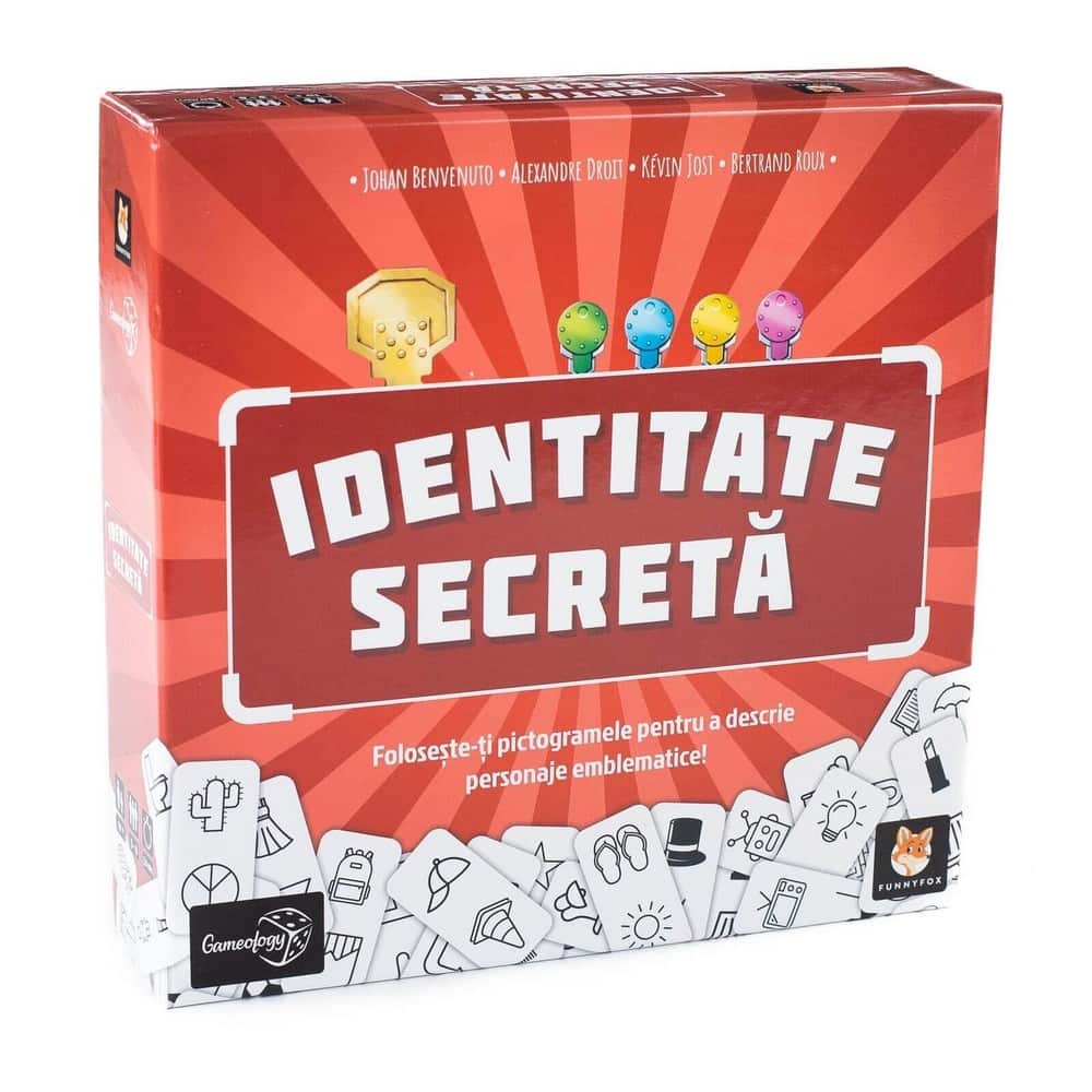 Identitate secretă  - román nyelvű társasjáték