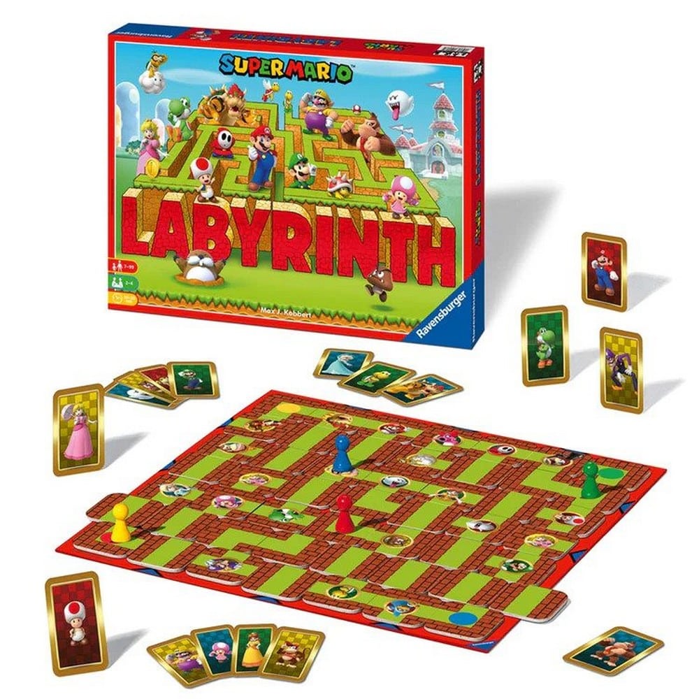 Labyrinth: Super Mario, többnyelvű társasjáték