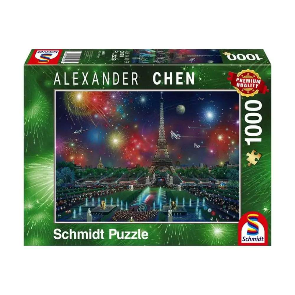 Puzzle Schmidt: Fireworks at the Eiffel Tower, 1000 darab