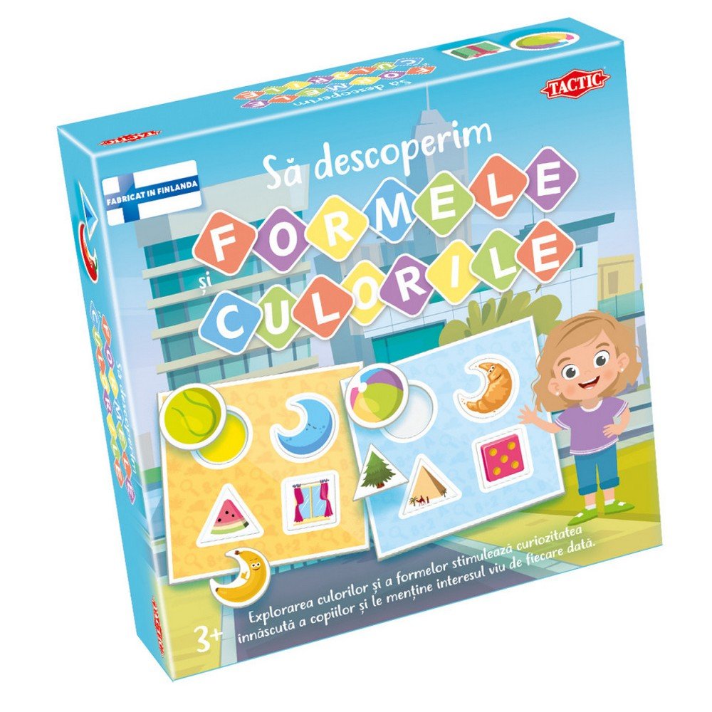 Să descoperim Formele și culorile román nyelvű társasjáték