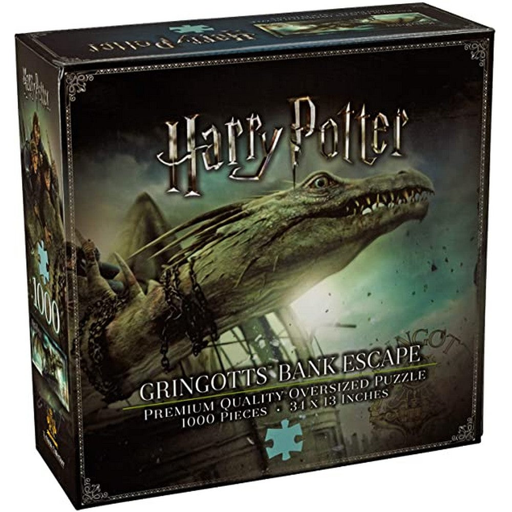 Puzzle 1000 piese Harry Potter - Gringotts Bank Escape - játék