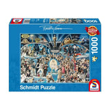 Puzzle Schmidt: Hollywood - Casaro, 1000 darabos
