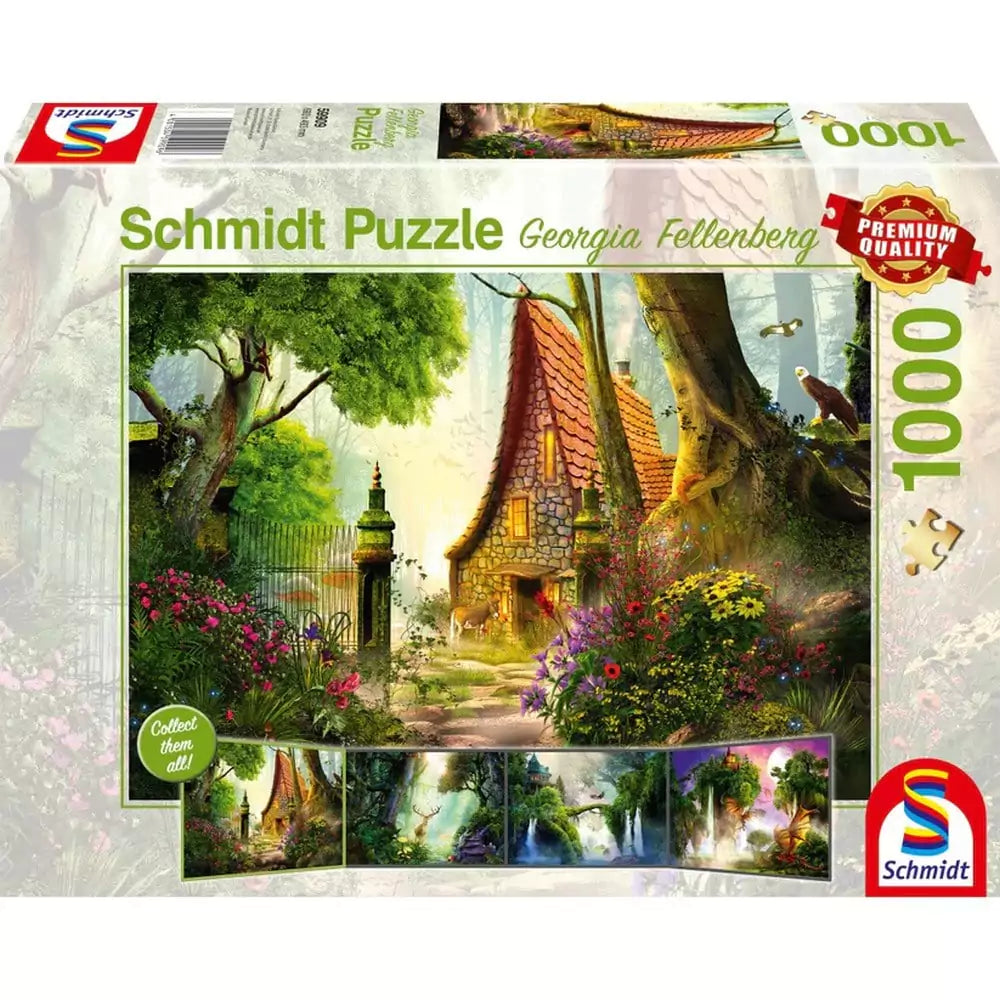 Puzzle Schmidt: Georgina Fellenberg - Ház a tisztáson, 1000 darab