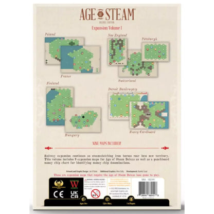 Age of Steam - Deluxe kiadás - I. magyar nyelvű kiegészítő