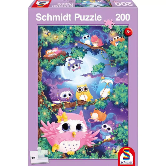 Puzzle Schmidt: A baglyok erdejében, 200 darab