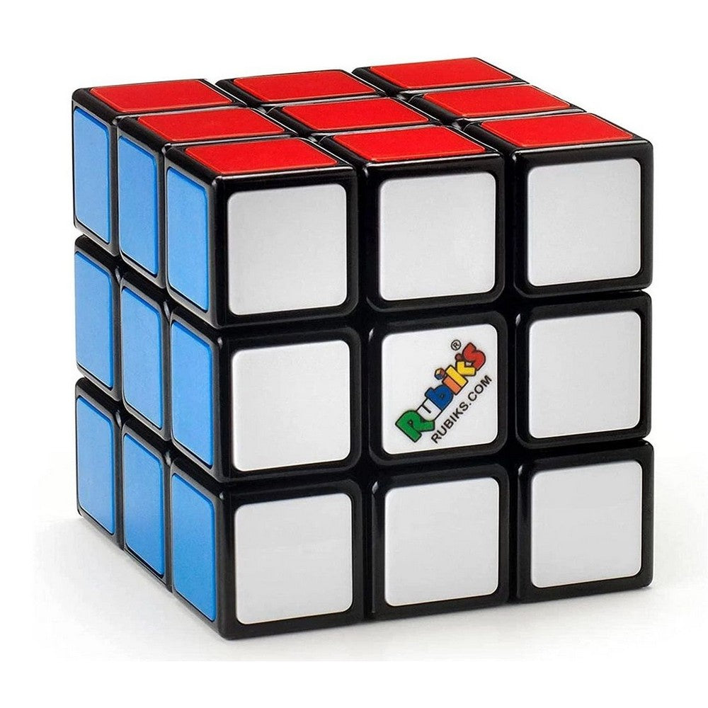 Eredeti 3x3 Rubik-kocka - piros,kek, feher oldal lathato