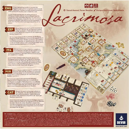 Lacrimosa - Angol nyelvű társasjáték