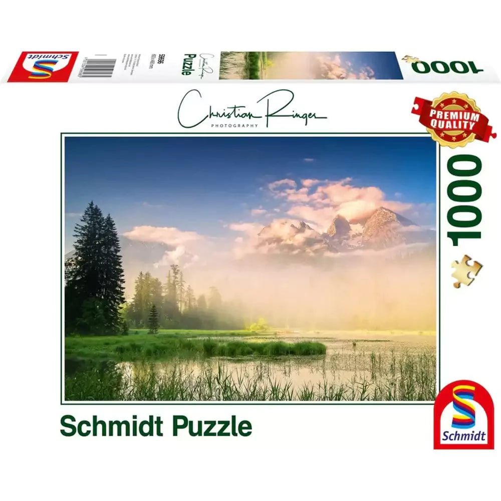 Puzzle Schmidt: Christian Ringer - Taubensee-tó, Ausztria, 1000 darabos