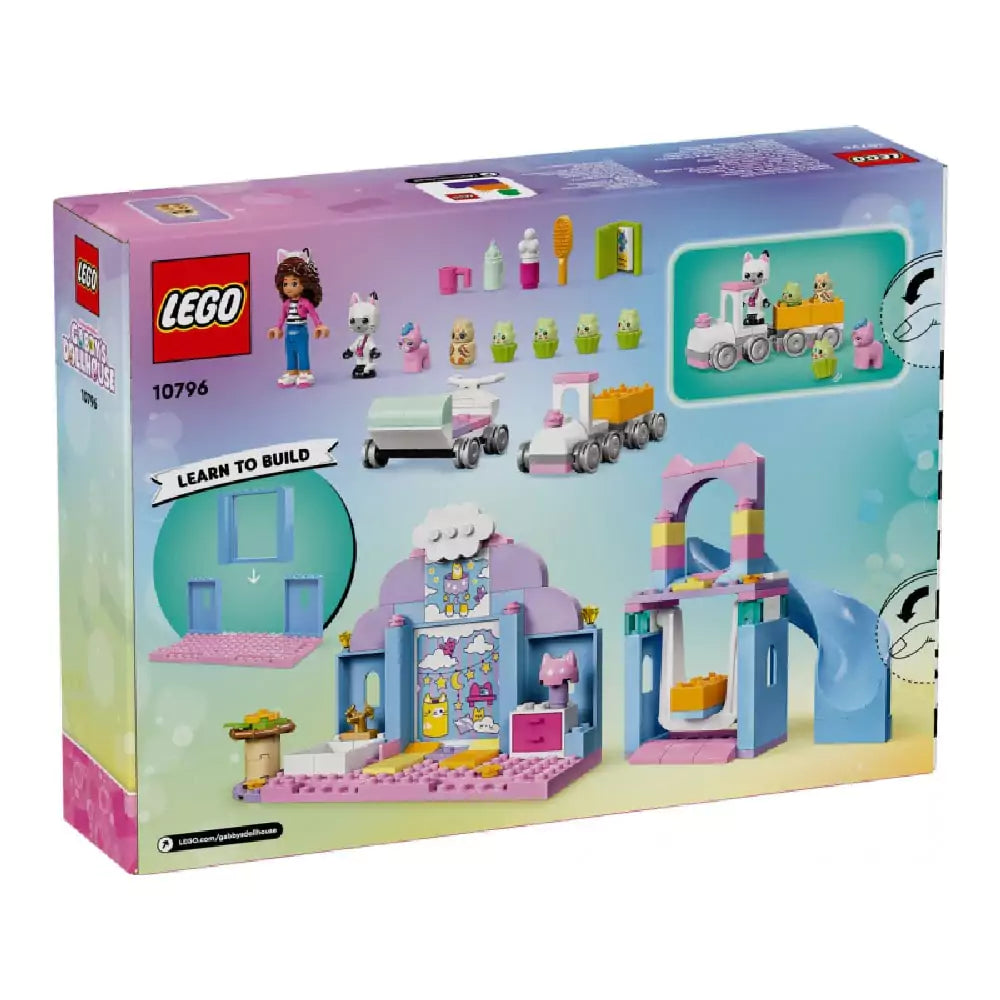 LEGO Gabby s Dollhouse Gabi cicabölcsije-fül 10796 165 darabos