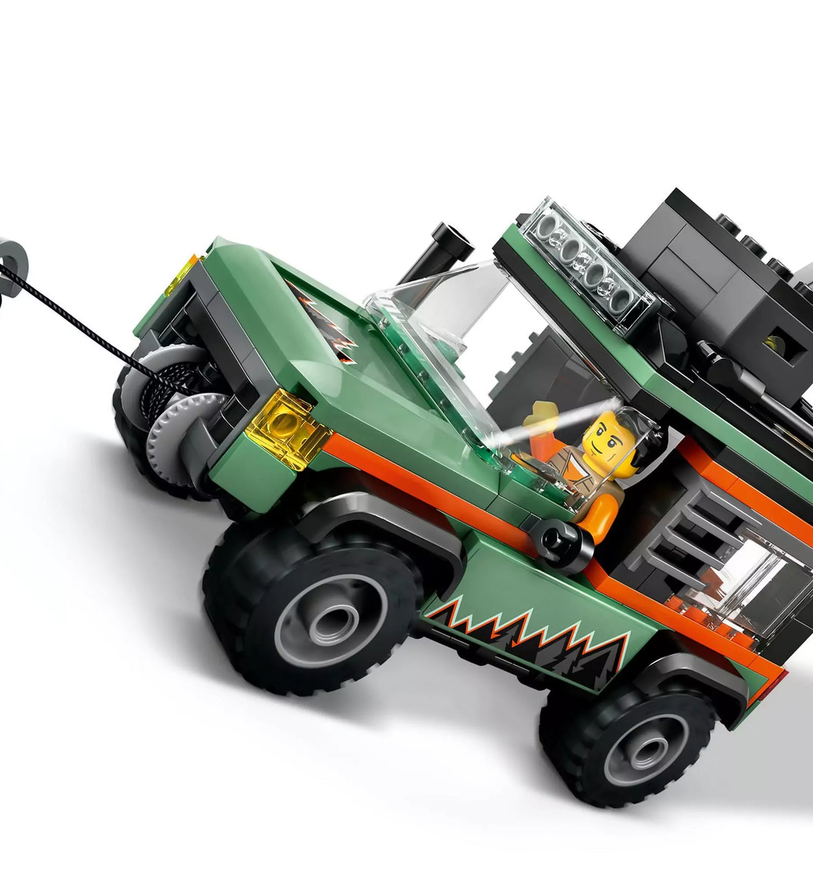 LEGO City 4x4-es off-road terepjáró 60447 - strapabíró terepjáró csörlővel, terepre tervezett kalandokhoz.