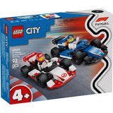 LEGO City -  Masini de curse F1 Williams Racing si Haas F1 60464, 92 piese