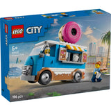 LEGO City Furgoneta de gogosi 60452, 196 piese