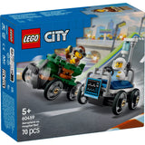 LEGO City -  Pachet de curse Avion vs. pat de spital 60459, 70 piese