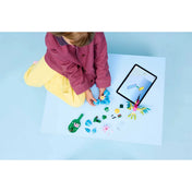 LEGO Creator 3 az 1-ben: Színes kolibri 31384 építés közben, LEGO Builder alkalmazással