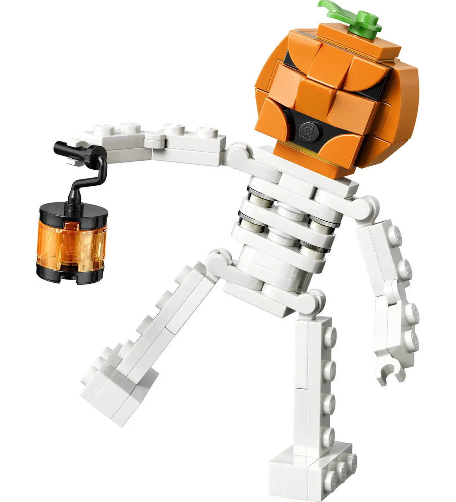 LEGO Creator Vidám Halloween csontváz (30717) megépített modellje.