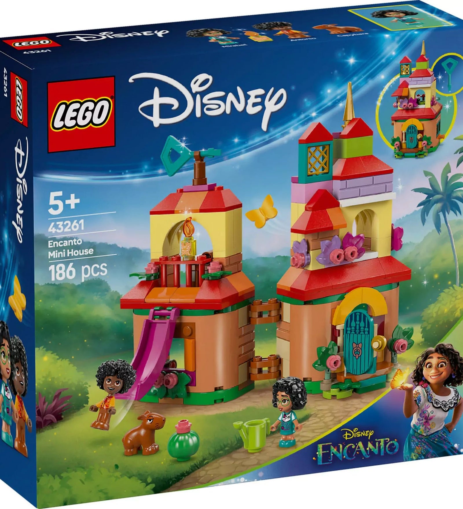 LEGO Disney Encanto miniház (43261) - Színes doboz a varázslatos Encanto világát bemutató készlettel.