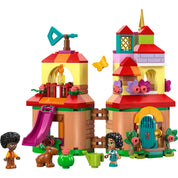 LEGO Disney Encanto miniház (43261) - A szett játékelemekkel és színes építménnyel.