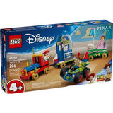 LEGO Disney: Toy Story ünnepi vonat és RC versenyautó 43264, 206 darabos