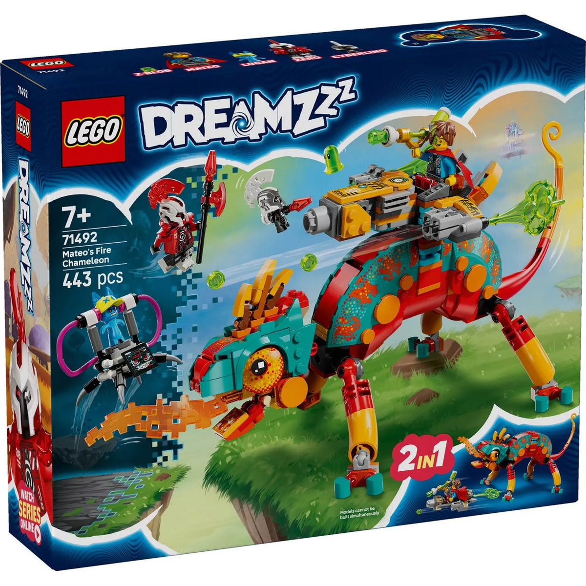 LEGO DREAMZzz: Mateo tűzkaméleonja 71492, 443 darabos