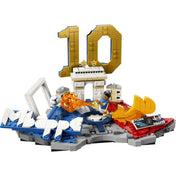 LEGO Editions: Kylian Mbappé A futball legjobb pillanatai 43013 megépített modell kapuval, labdával és arany 10-es számmal.